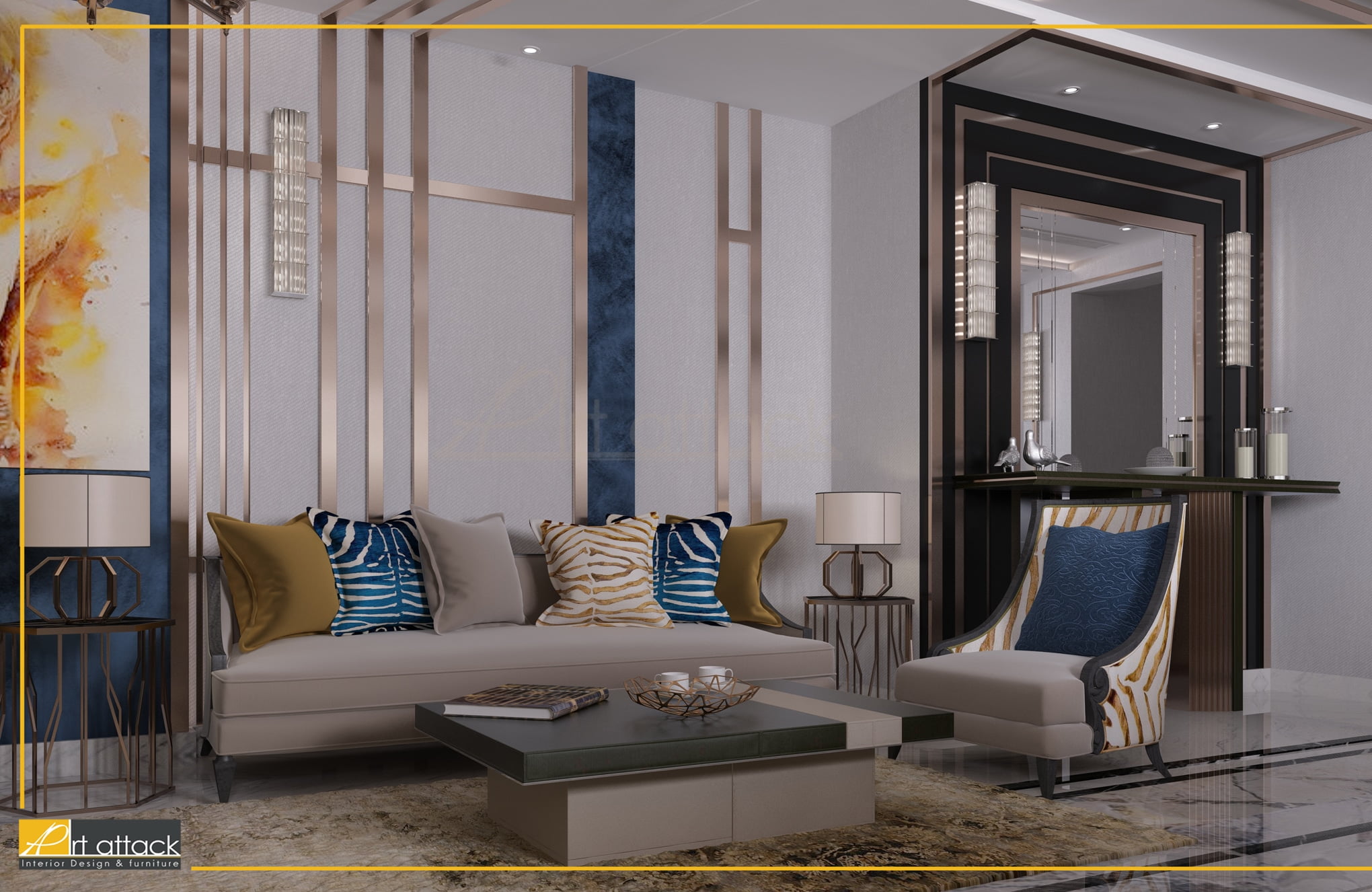 أهم الاساسيات في التصميم الداخلي أرت أتاك للديكور