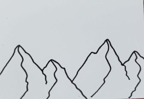 Download 680+ royalty free pencil sketch mountains . How To Draw Mountains Several Ideas For Inspiration Art By Ro