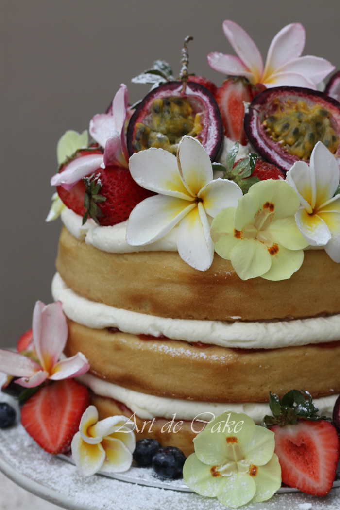 EggFree Layered Sponge Cake Art de Cake