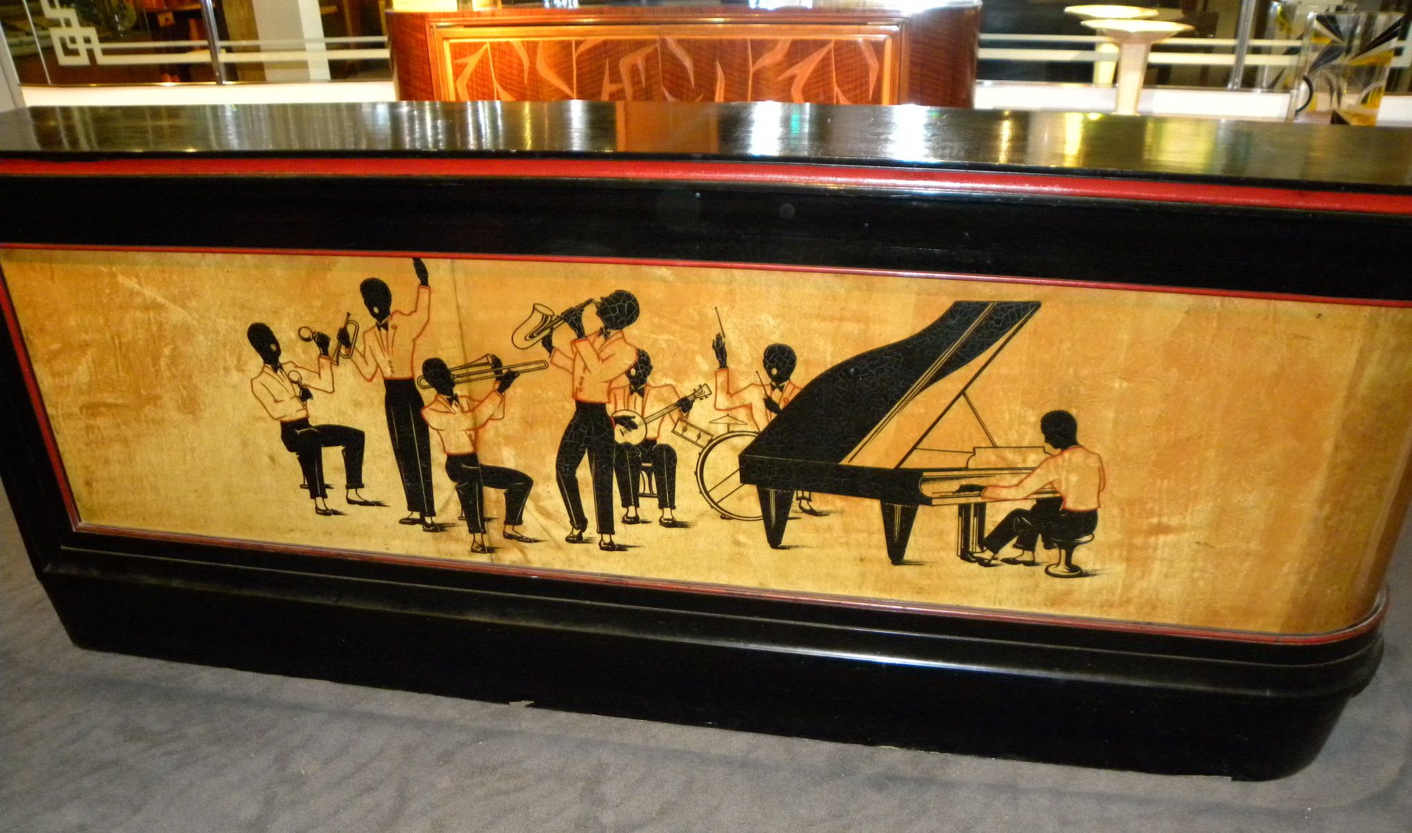 They're considered to be fast and accurate in gathering information. Historically significant Art Deco Bar with stylized Black