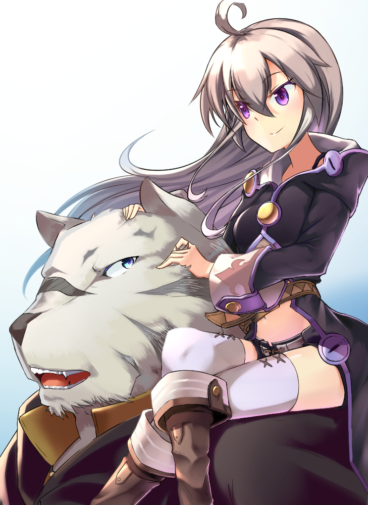 Two witches, named zero and albus as well as a unnamed mercenary. Grimoire of Zero Art
