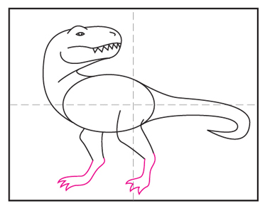 How To Draw A T Rex T Rex Coloring Page