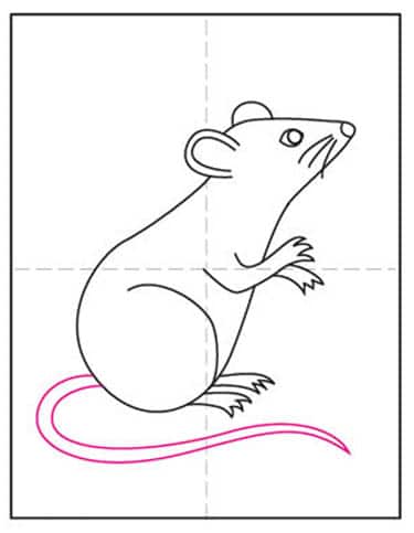 If you've never sketched before but have been interested in it, it can seem somewhat intimidating to jump right in. Easy How To Draw A Mouse Tutorial And Mouse Coloring Page