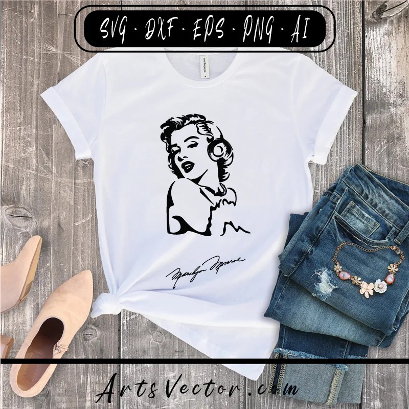 Famous marilyn monroe quotes “i defy gravity.” “fear is stupid, so are regrets.” … Marilyn Monroe Svg Silhouette