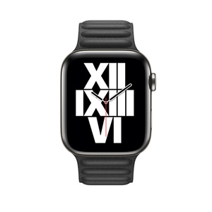 Here’s how to find and download th. 44mm Black Leather Link M L Apple