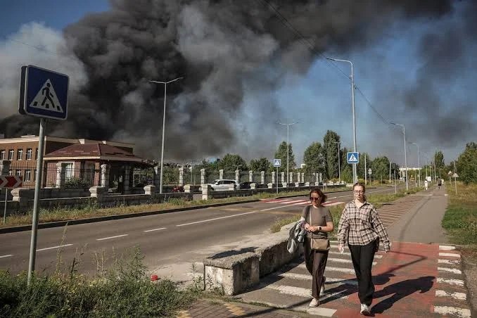 Russian strike near Kyiv kills 38 after drone attack triggers massive ammunition depot explosion in Myla.