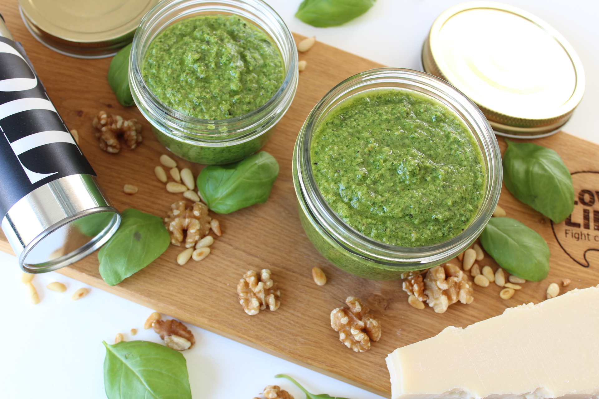 Zelf pesto maken, simpel en lekker!