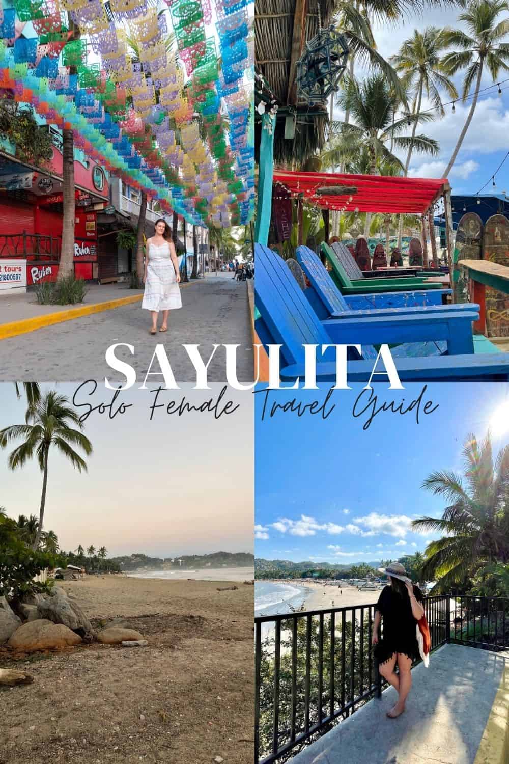 Solo Female travel guide Pinterest pin