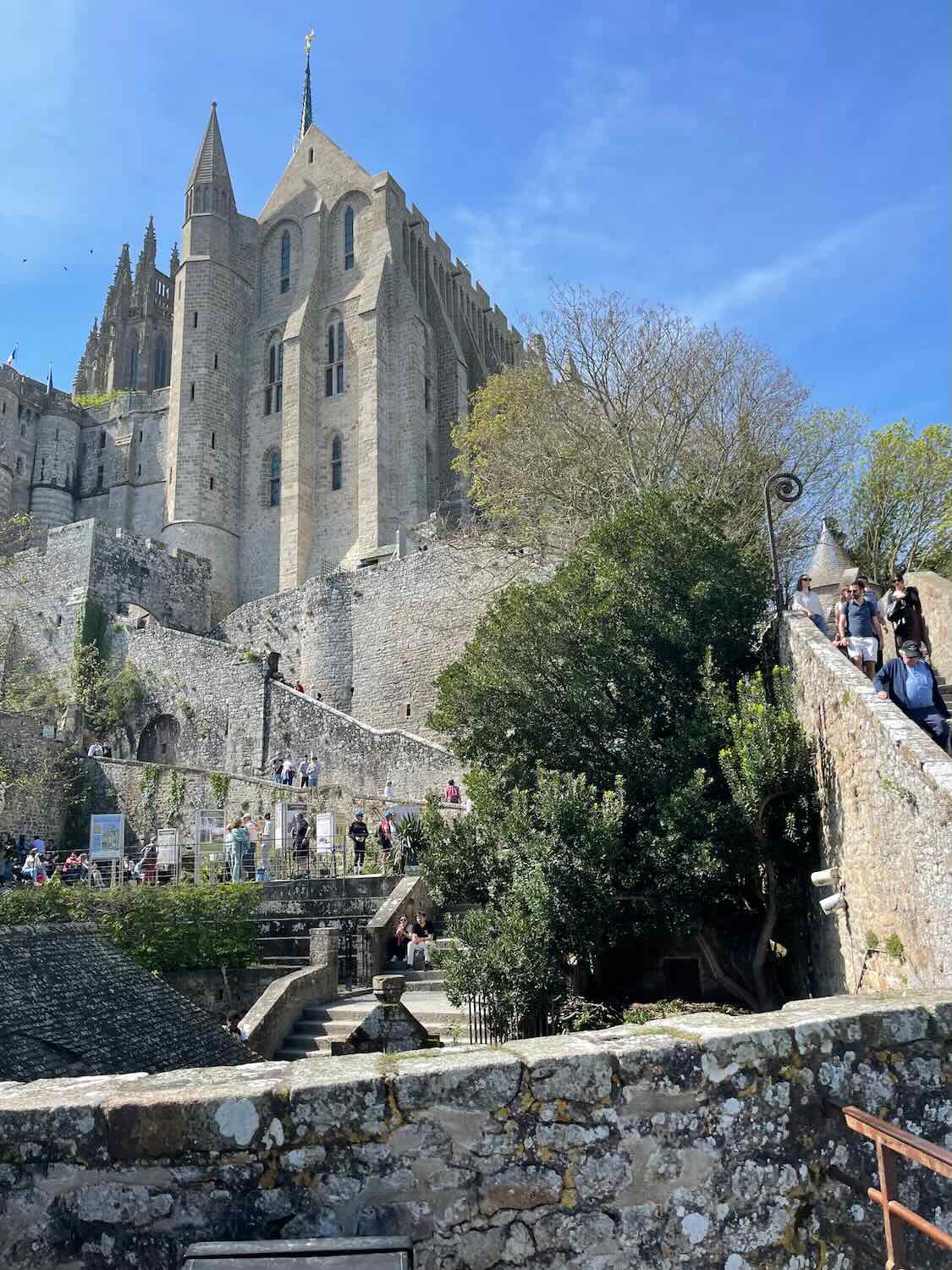Interior of Mont St Michael
