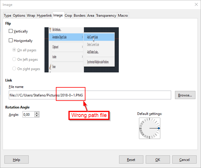 linking image by drag and drop using ctrl+shift result in wrong path -  English - Ask LibreOffice