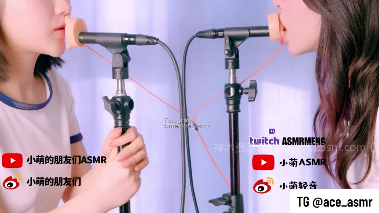 #小萌 ASMR会员一月 双人舔耳