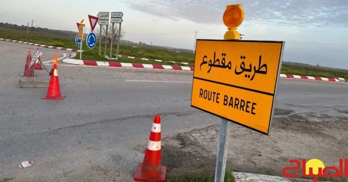إغلاق مؤقت للطريق الجهوية بين خميس أنجرة وبوينتي