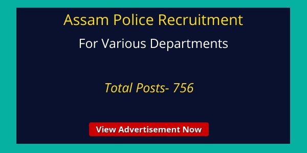 Assam Police Recruitment for PWD