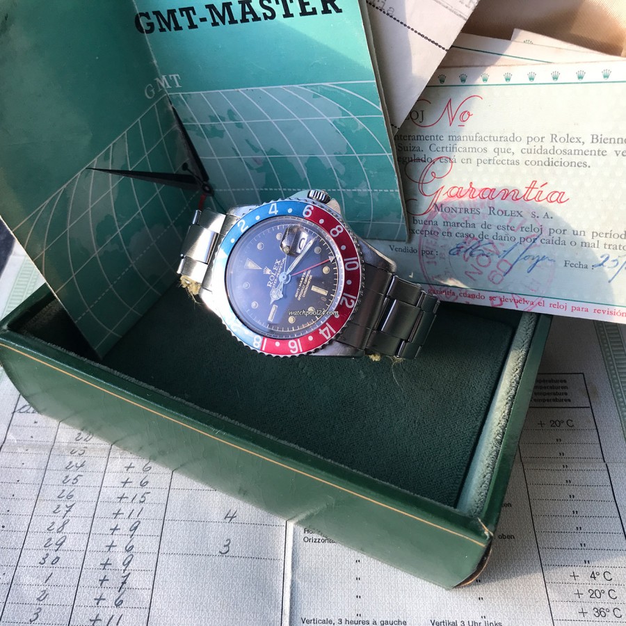 Listas  Rolex Gmt Master 1960