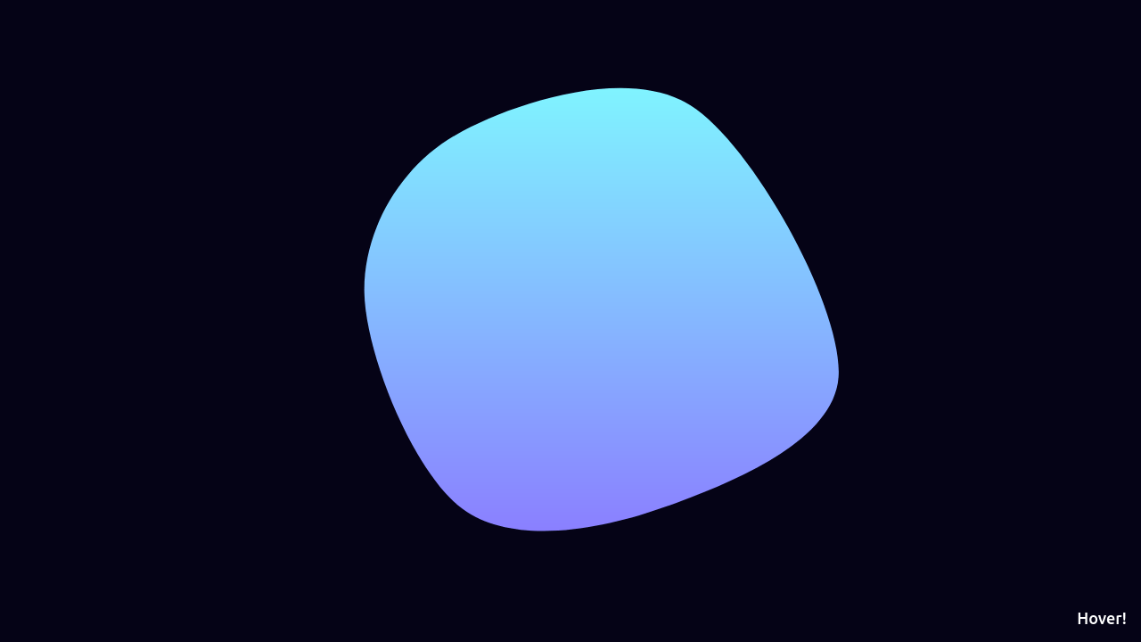 Dukes alias blob ist ein mutant. 60Â° Gradient Morphing Blob