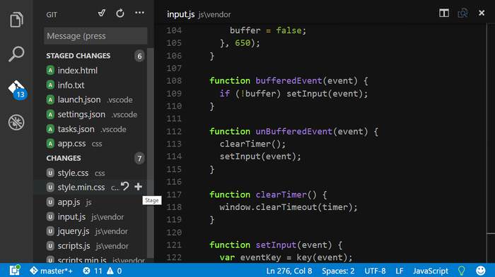 If an area scrolls, it should have a visible scrollbar. Version Control in Visual Studio Code with Git [Guide
