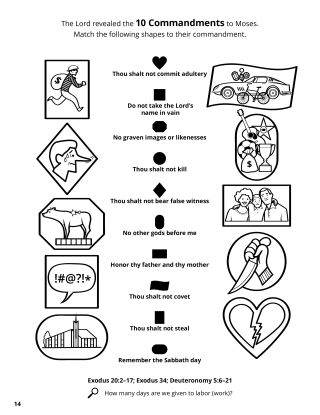 old testament coloring book