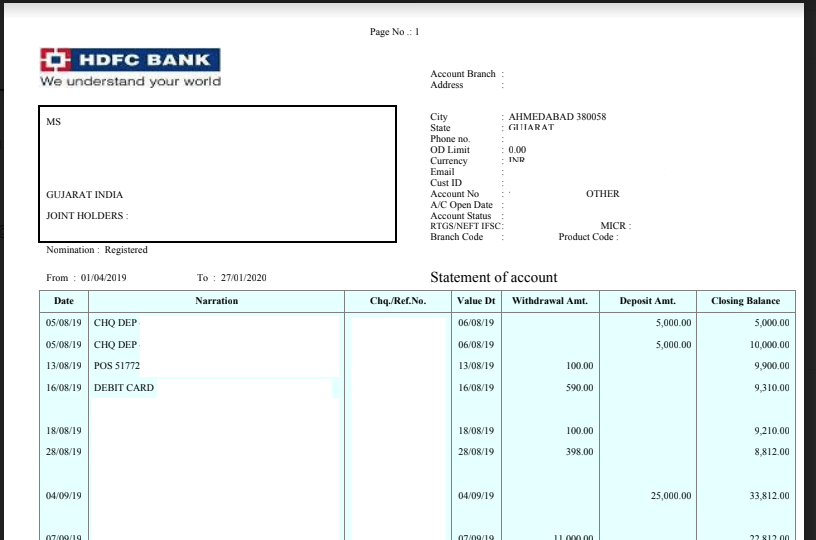 A checking account is the most basic personal finance tool. HDFC Bank : Netbanking Register, Login, Download Bank