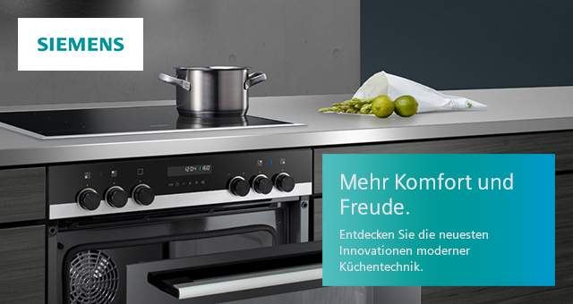Hochwertiges edelstahl ist das ideale material für eine ansprechende optik und die reinigung nach dem kochen. Siemens Einbau Herdsets