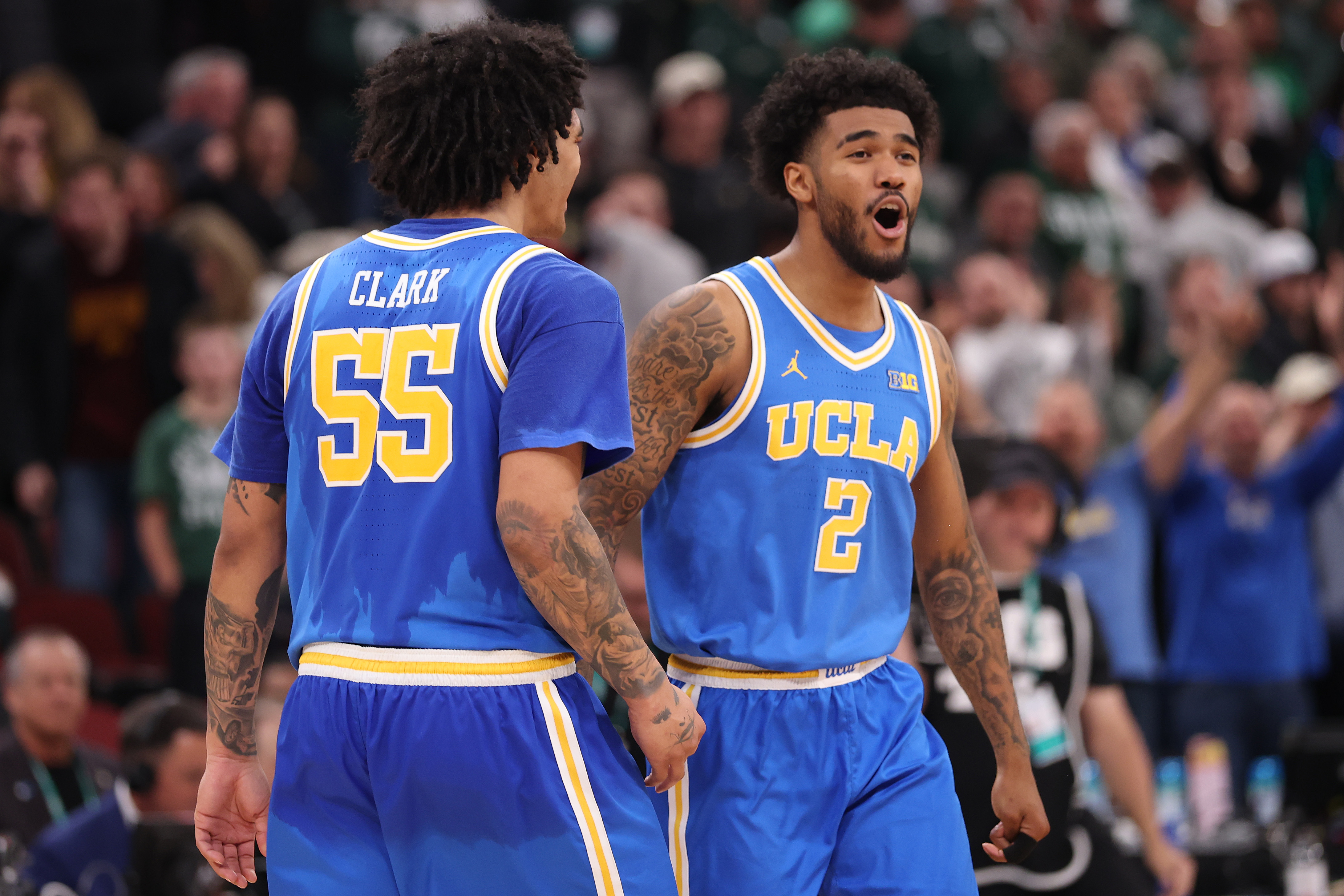 Former Bruins Donovan Dent, Skyy Clark reunite at LSU