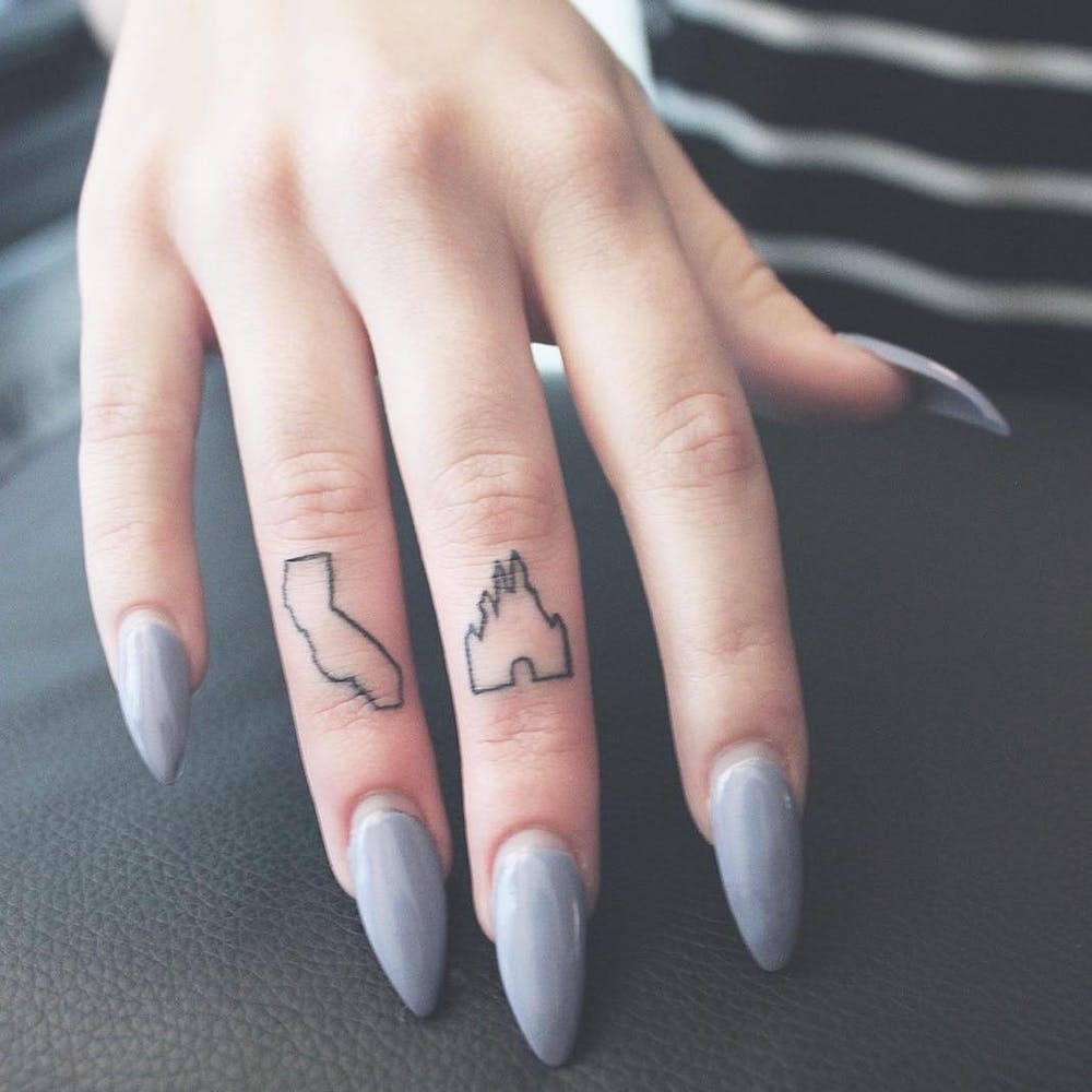 9 Tiny Disney Finger Tattoos You'll Totally Want - Brit + Co 1000_x_1000_jpg