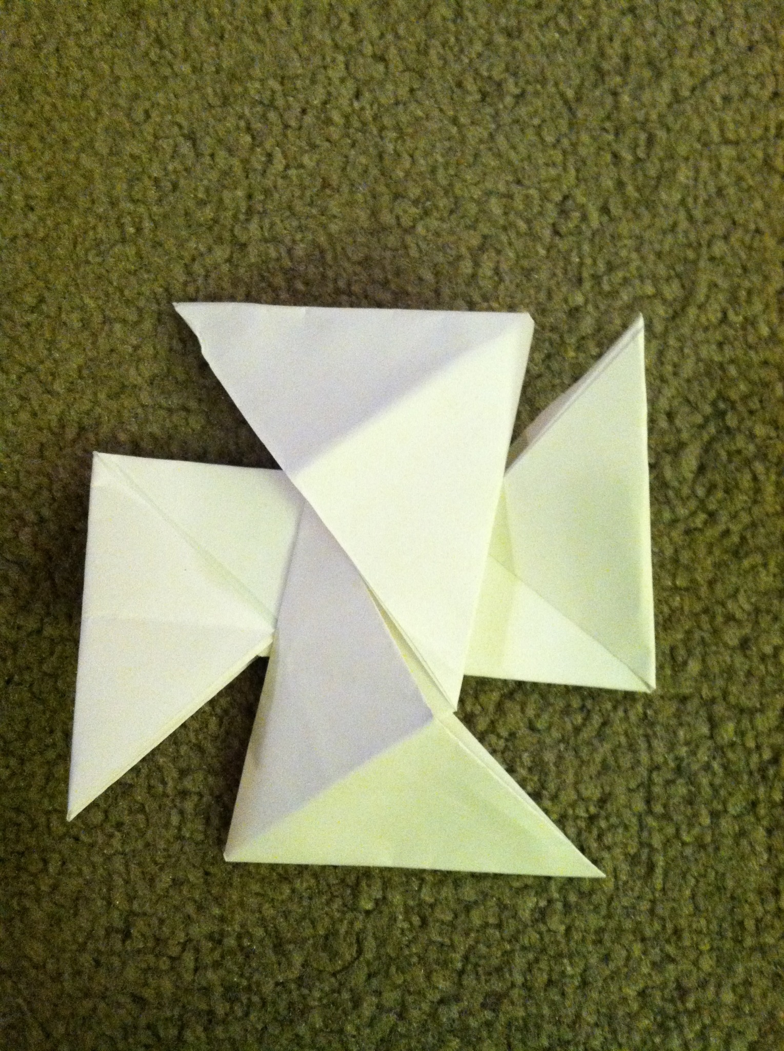 You can start with two squares or you can start with one . How To Make A Paper Ninja Star B C Guides