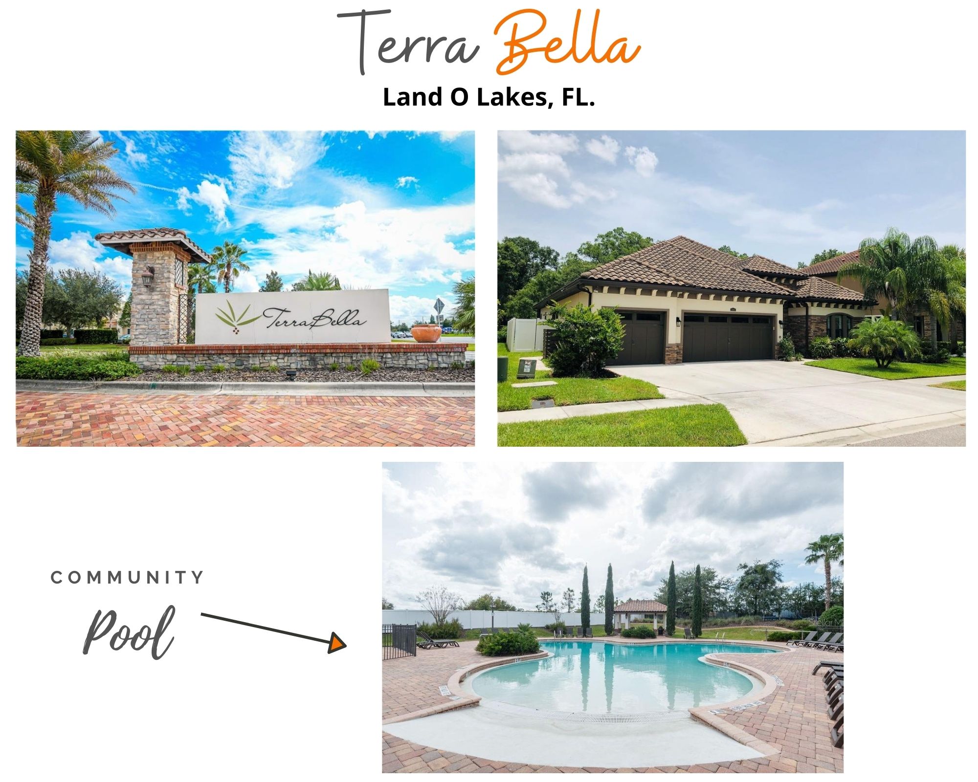 Lennar homes designed this development and the first homes began closing in 2004. Terra Bella Land O Lakes Florida Homes For Sale