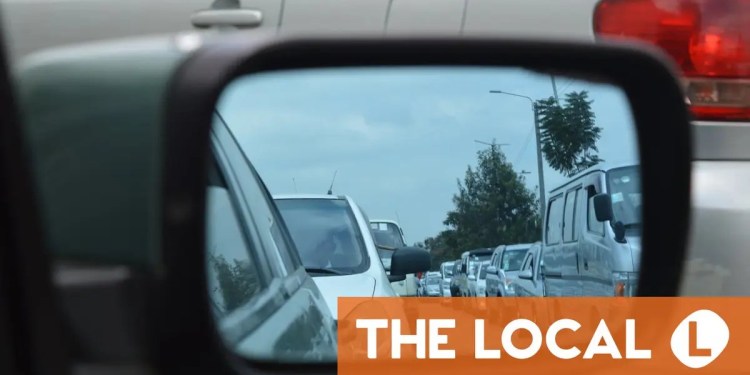 What you can’t do when stuck in traffic jam on Swiss roads