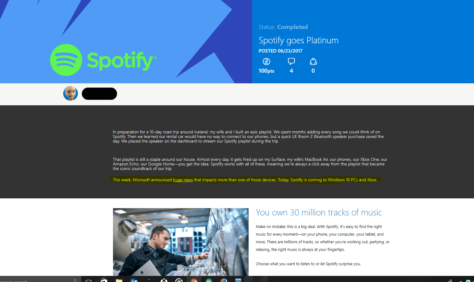 Bluetooth connectivity means you can stream your favorite music from just about anywhere, whether you're lounging by the pool, on the beach, or spending time indoors with friends. It Looks Like Spotify Is Coming To Xbox One Rumour Vg247