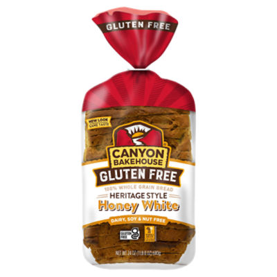 Honey is naturally free of gluten. Canyon Bakehouse Bread Gluten Free Heritage Style Honey White