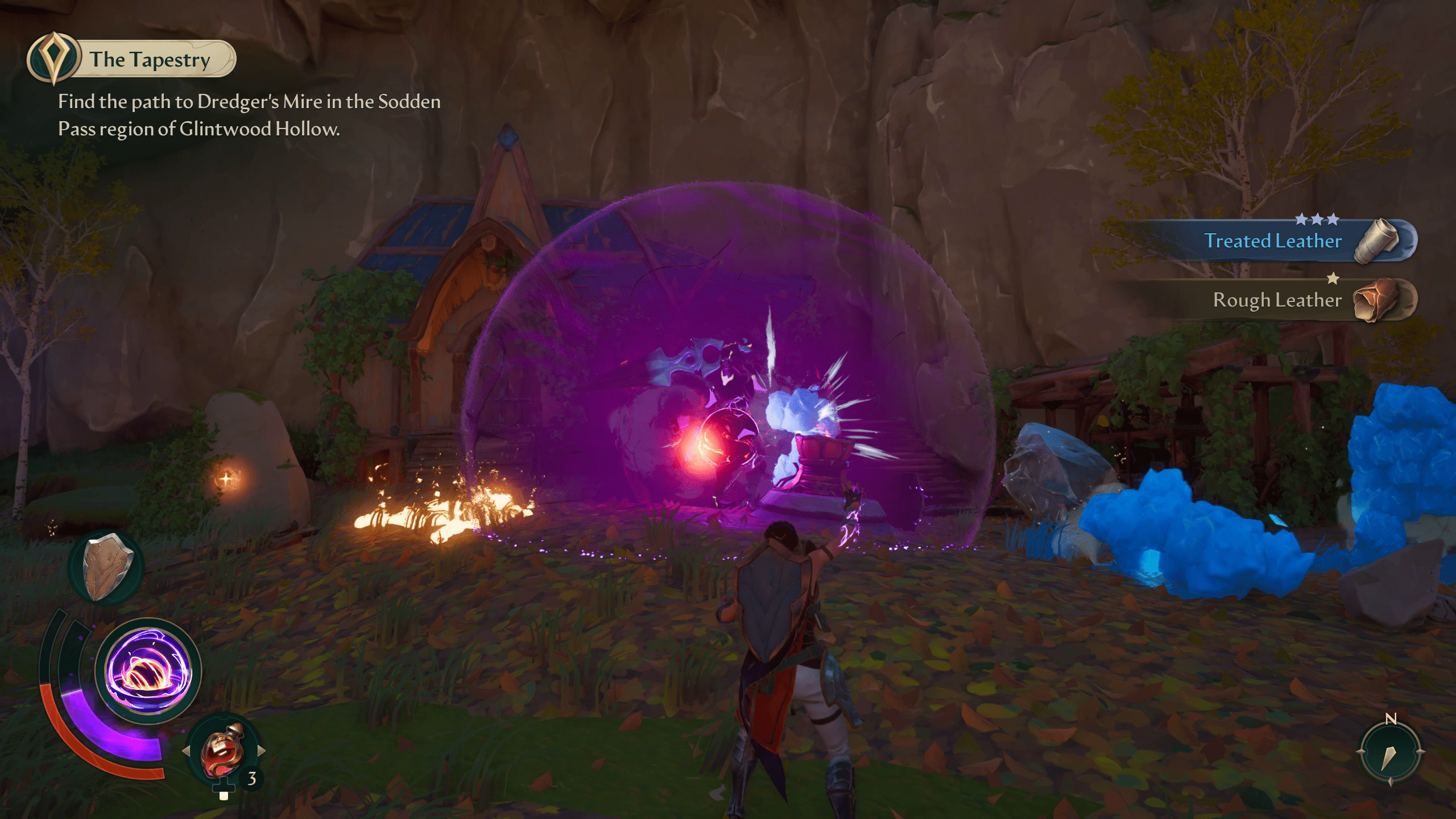 Eternal Strands - causing a magic blast