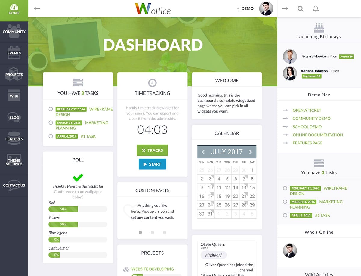 Intranet & extranet premium wordpress theme; 5 Best Intranet Wordpress Themes 2021 Athemes