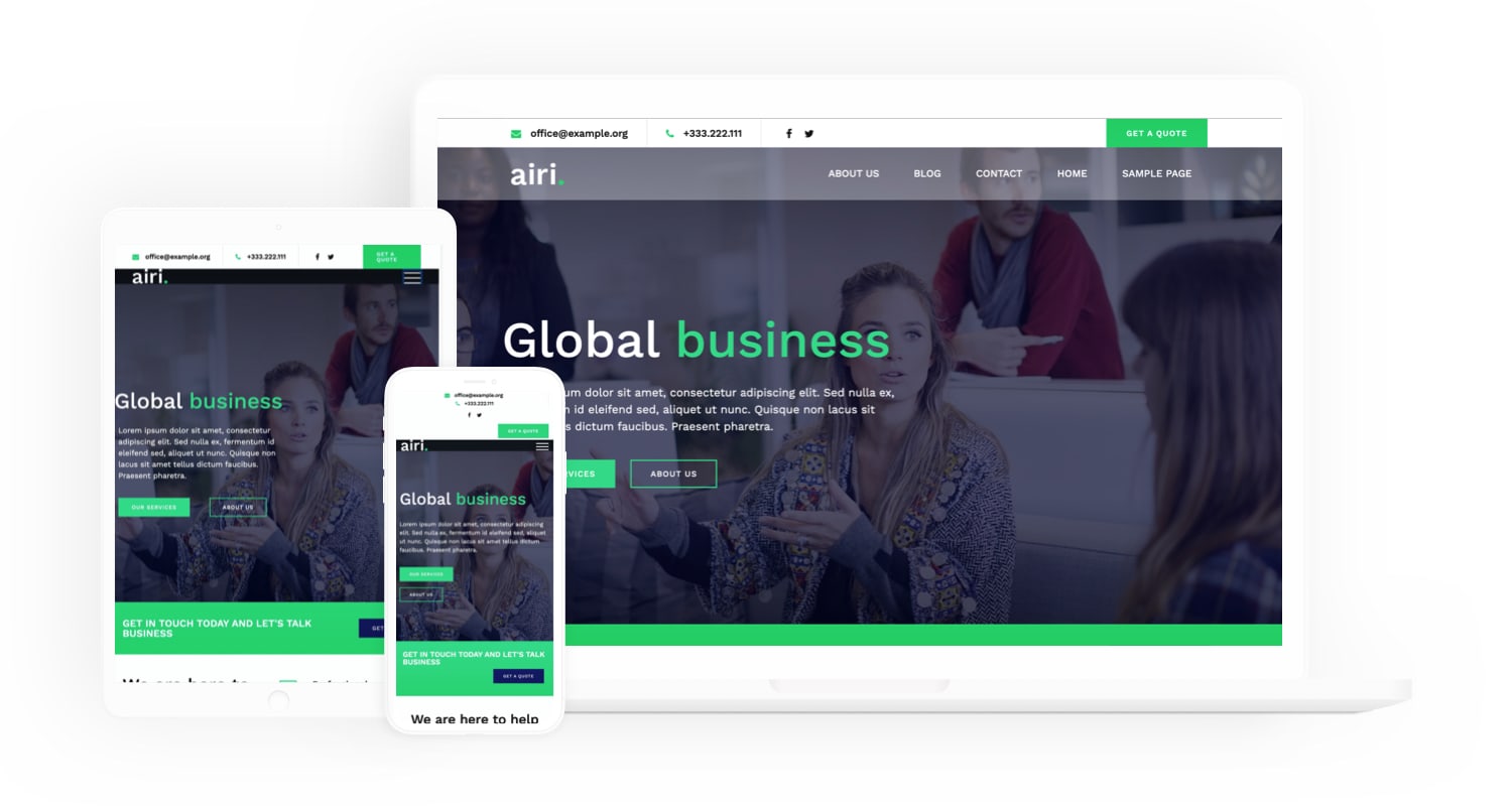 Wordpress theme airi by athemes. Airi Wordpress Theme Athemes