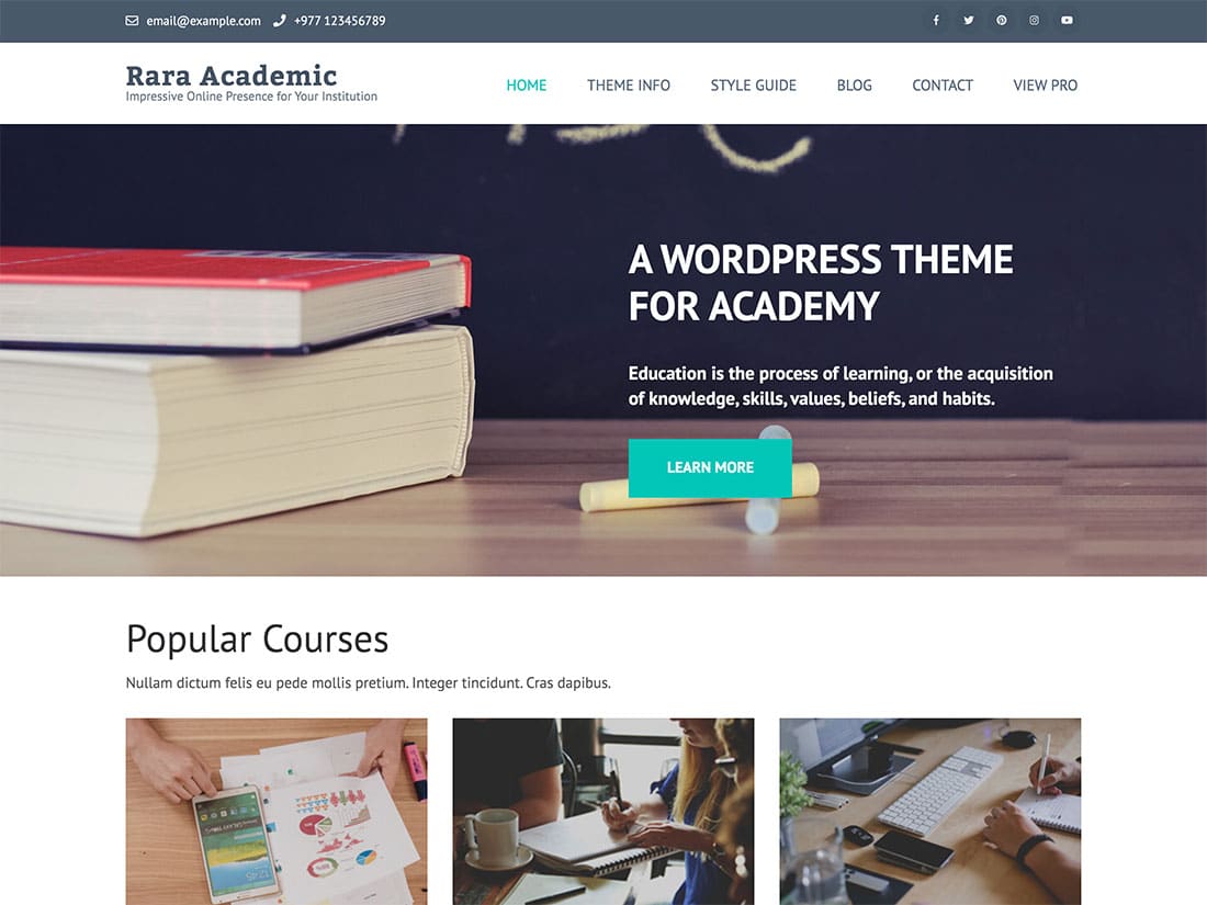 Et university is premium unique university wordpress theme / free school. 10 Best Free Wordpress Education Themes 2021 Athemes