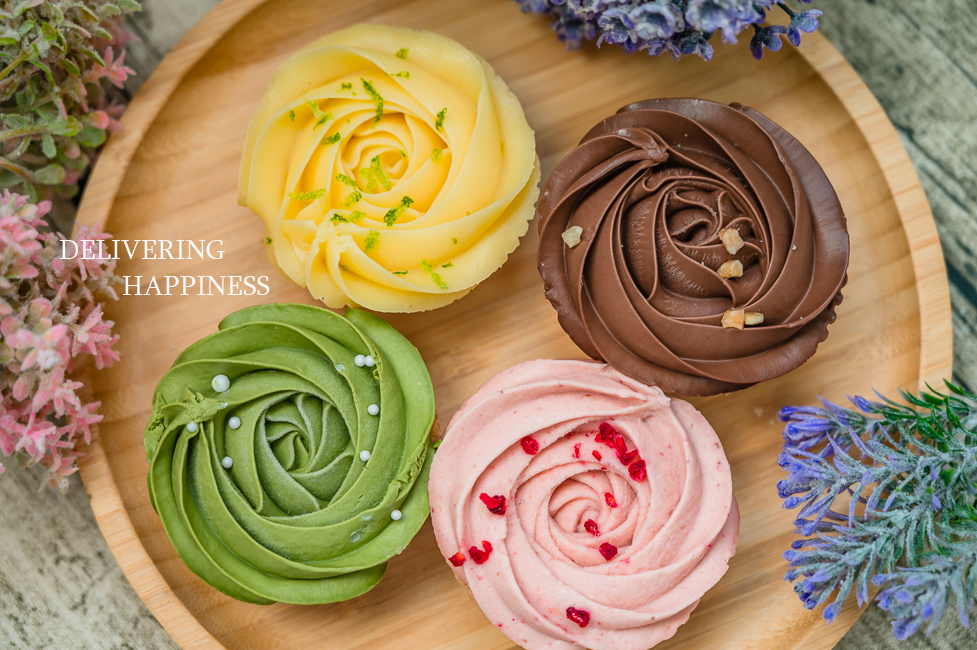 ｜台中團購｜傳遞幸福玫瑰塔，夢幻玫瑰造型檸檬塔，蕉香巧克力、宇治抹茶白玉新品上市