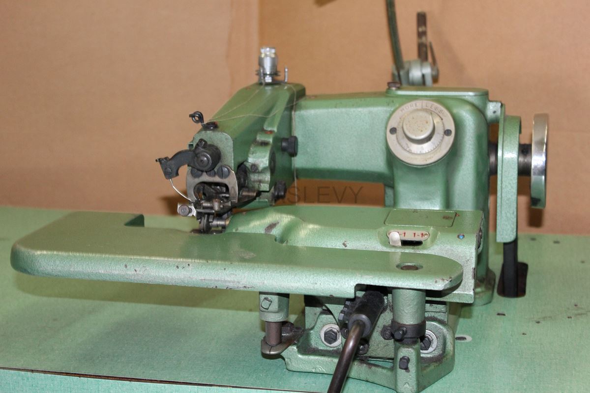 Stretch stitch geometry is specifically for stretchability. Blind Stitch Industrial Sewing Machine Tag # 4273