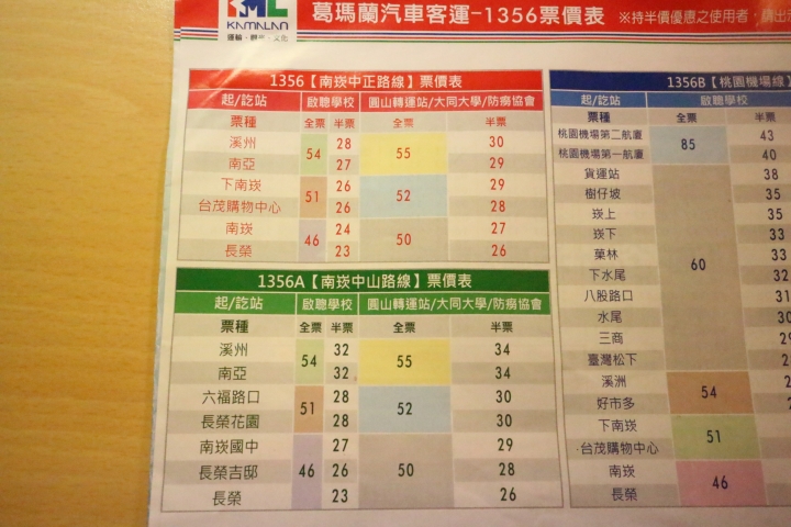 葛瑪蘭座位表搭客運見神祕藍盒子 Guvxn