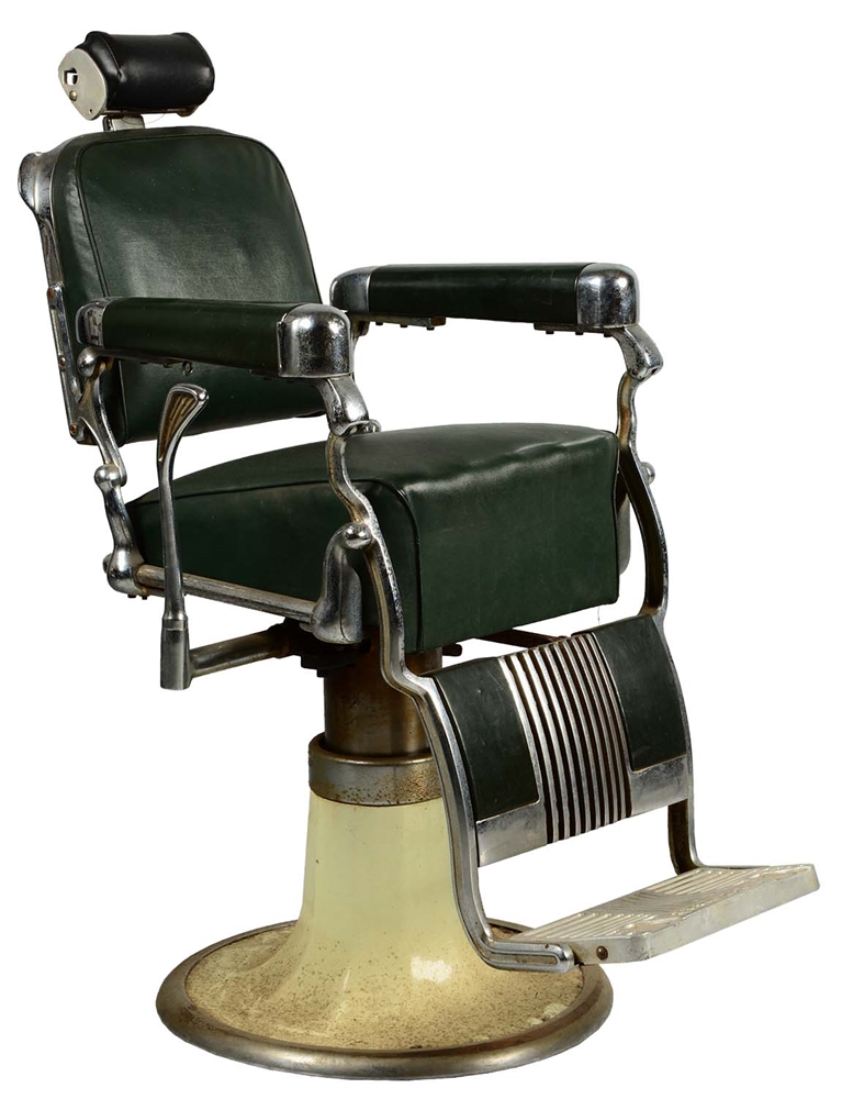Takara belmont barber chair modell apollo 2. Lot Detail - VINTAGE BELMONT BARBER CHAIR.