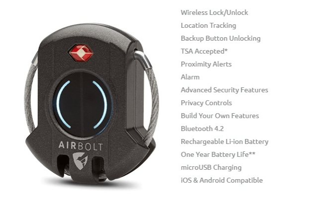 bluetooth luggage lock