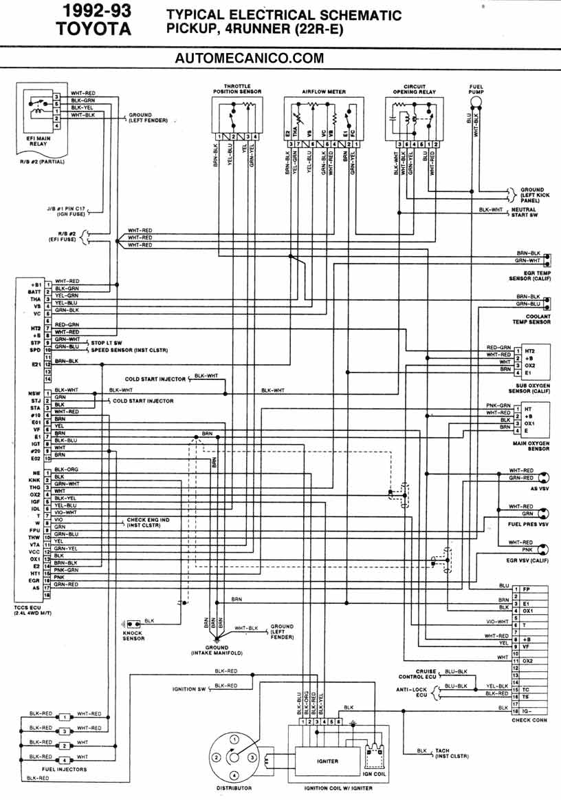 Busca caja fusibles corsa , los mejores productos encontrados en internet,. Toyota 1986 93 Diagramas Esquemas Graphics