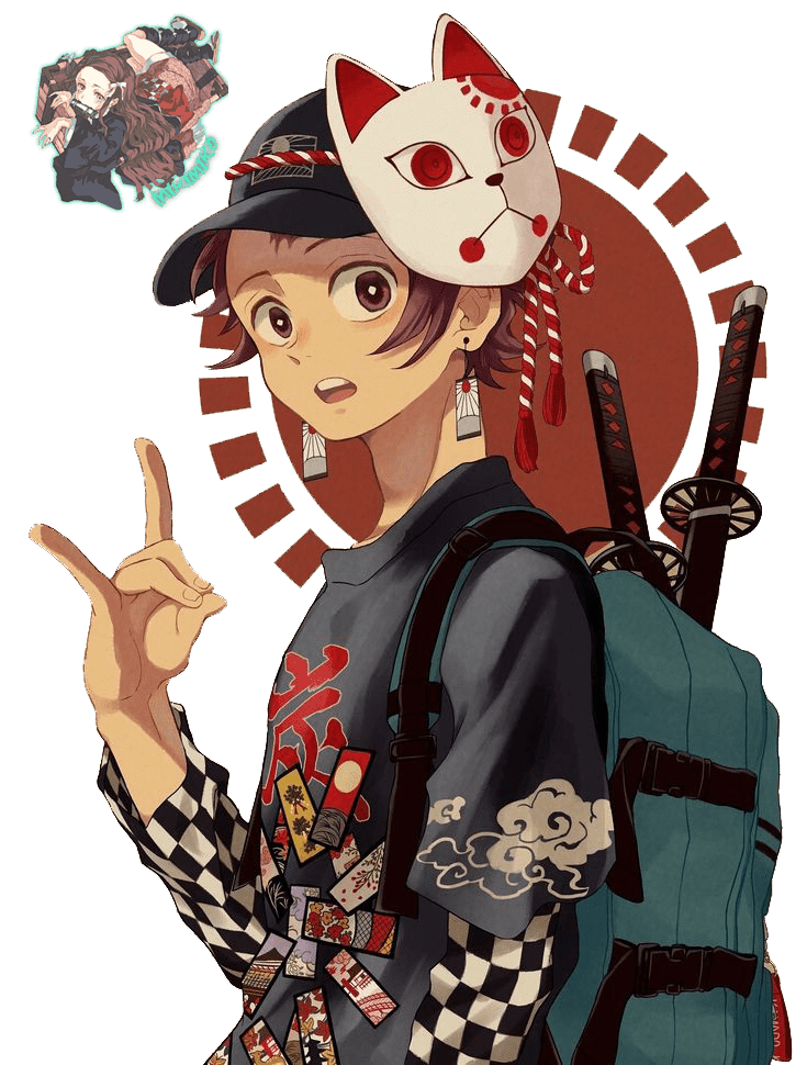 Картинки танджиро в полный рост