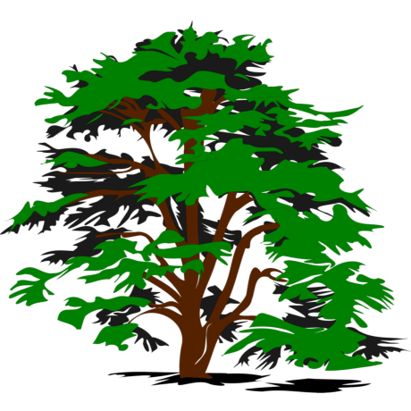 Luster Wow Calligraphy Plants Green Word Art