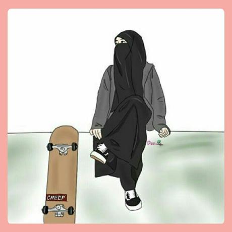 23 gambar kartun perempuan muslimah hipster gif. Muslimah94 Github