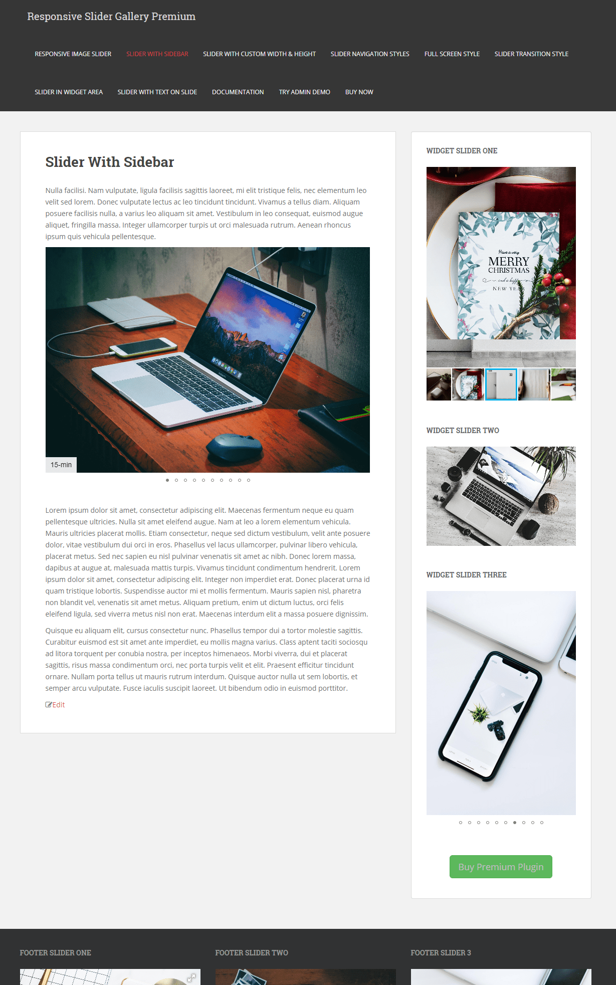 Wonder slider is the best wordpress slider plugin to create responsive image and video slideshows. Responsive Slider Gallery WordPress Plugin - A WP Life Plugins & Thmes