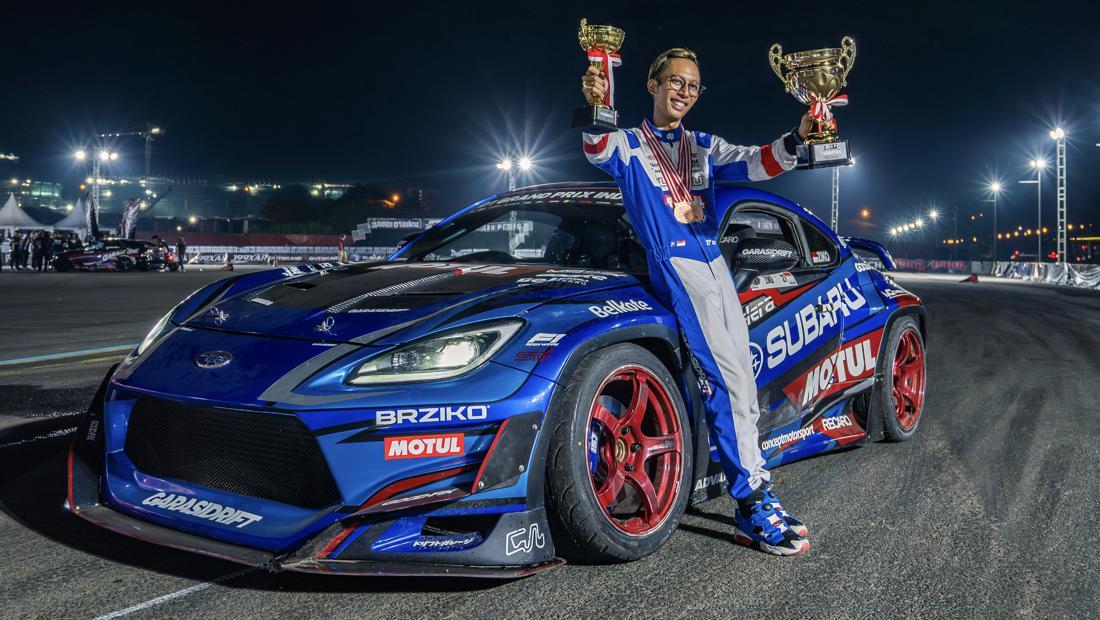 Drifter Subaru Garasi Drift Team Raih Posisi Puncak Kejuaraan Profesional