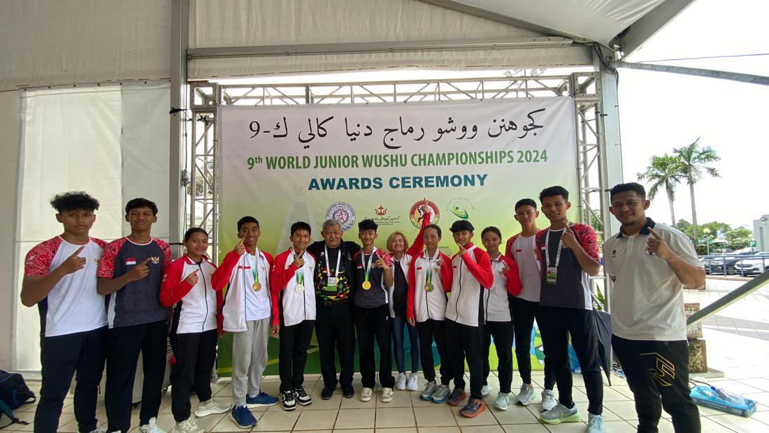 Indonesia Runner-up di Kejuaraan Dunia Wushu Junior 2024