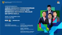 Bedah Jurus Kemenko Ekonomi Dorong Investasi via UU Ciptaker