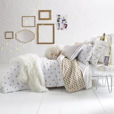 Machine wash in cold, tumble dry on low. gold comforters comfort