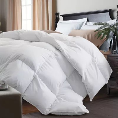 Split king or split california king base purchases consist of 2 bases. white comforter king bed bath beyond