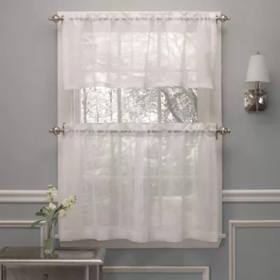 We unearthed 15 gems from bed bath & beyond that you definitely need by lindsey mather admit it: Crushed Voile Window Curtain Valance | Bed Bath & Beyond